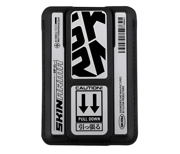 SKINARMA Kado Kira Kobai Wallet Mag-Charge Grip Stand chrome SK-KADO-KIRASIL - 1317013 - zdjęcie